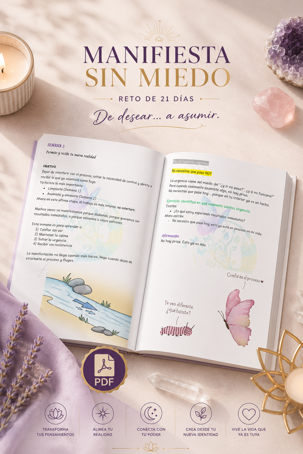 Manifiesta Sin Miedo – Reto de 21 Días (PDF Digital)