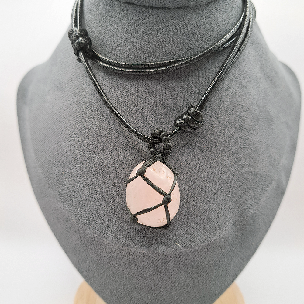 Collar Cuarzo Rosa