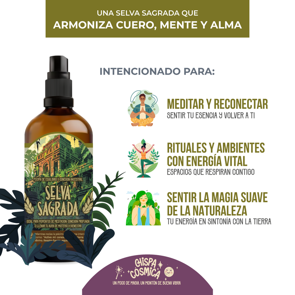 Selva Sagrada: Pocima de equilibrio y conexión ancestral.
