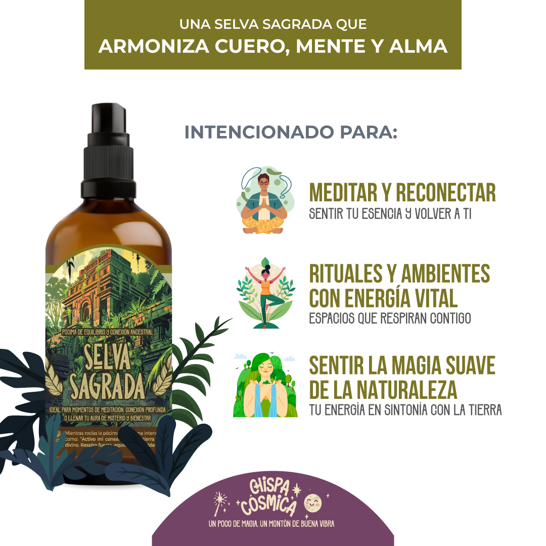Selva Sagrada: Pocima de equilibrio y conexión ancestral.