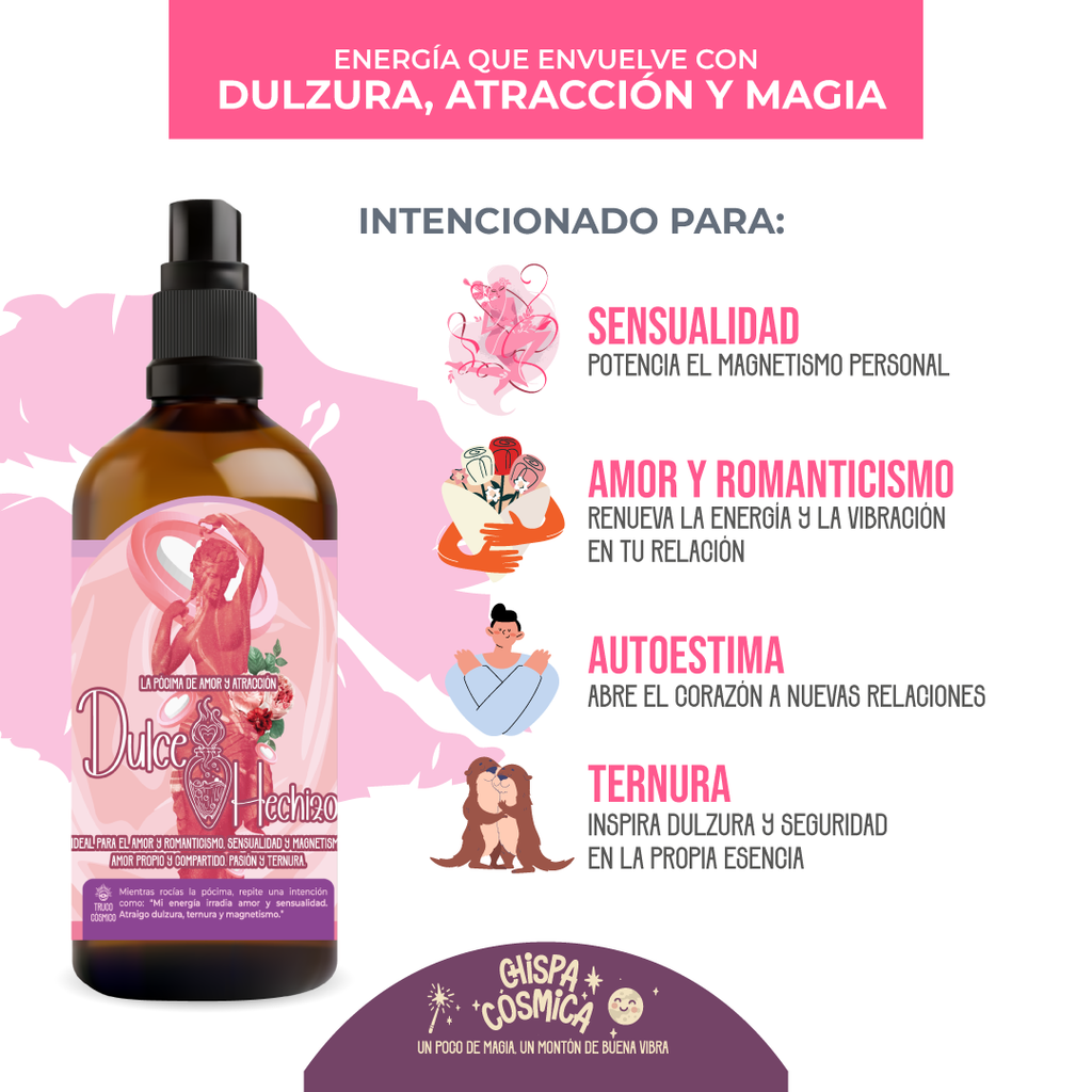 Dulce Hechizo: Pócima de amor y atracción.