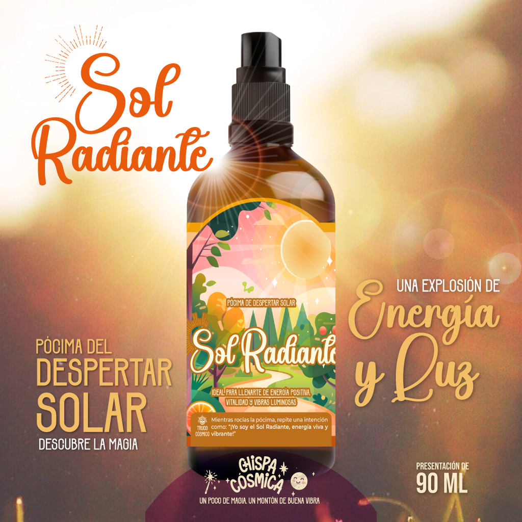 Sol Radiante: Pócima del despertar solar y las vibras positivas