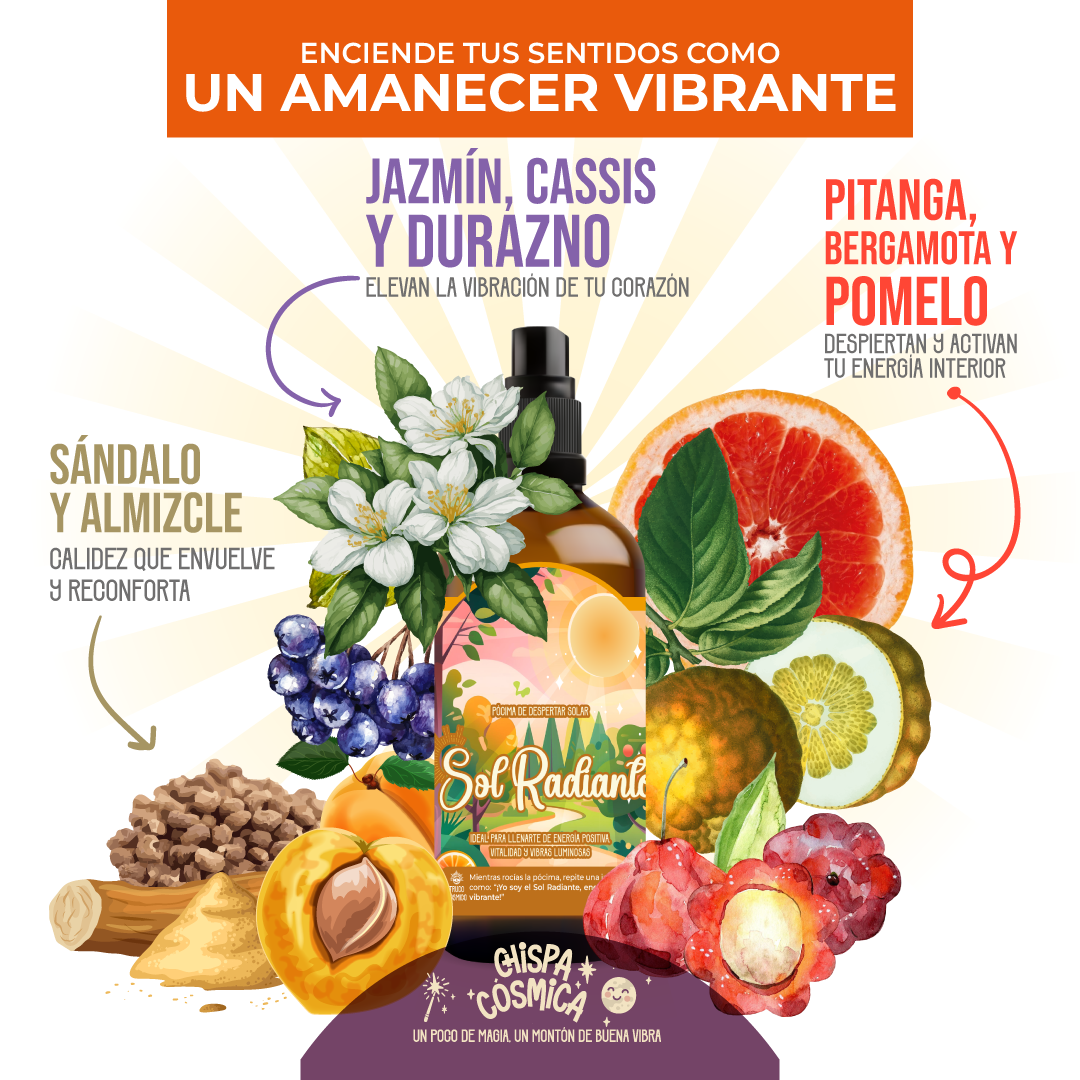 Sol Radiante: Pócima del despertar solar y las vibras positivas