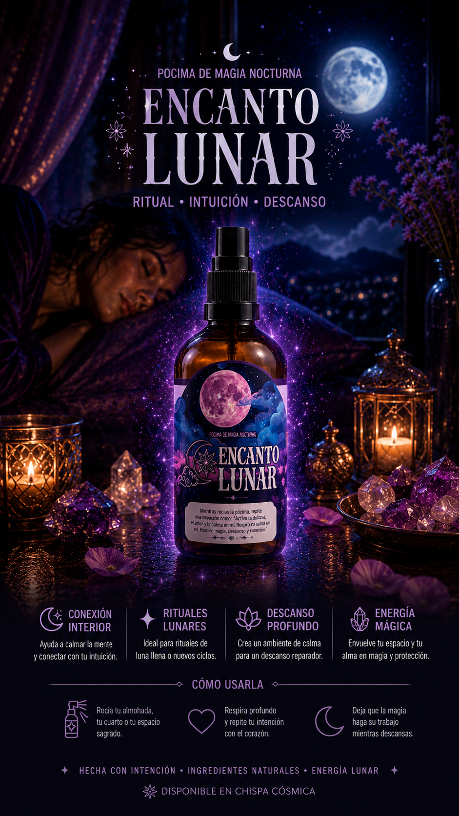 Encanto Lunar: Pócima de mágia nocturna