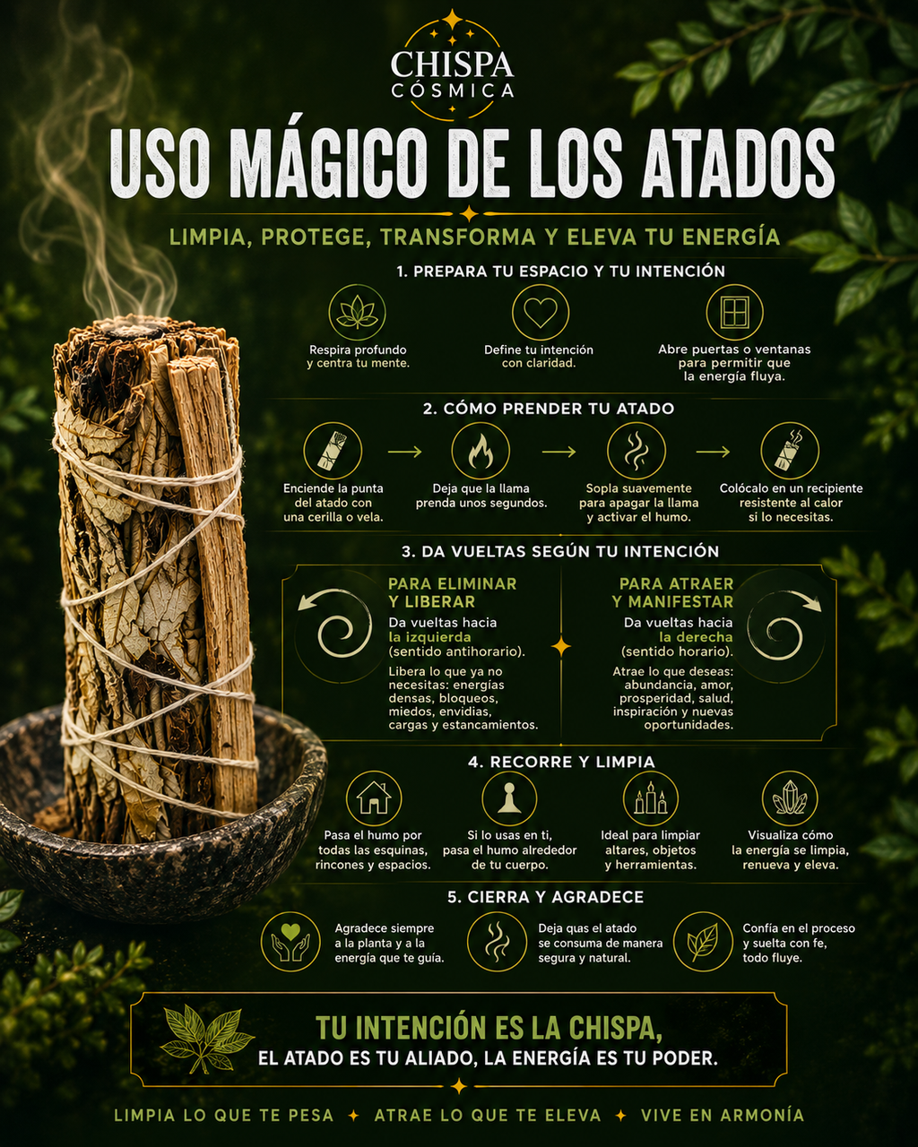 Atado Enebro y Palo Sando