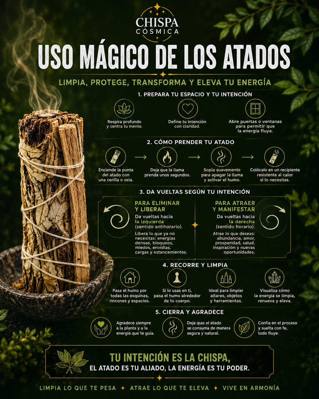 Atado Enebro y Palo Sando
