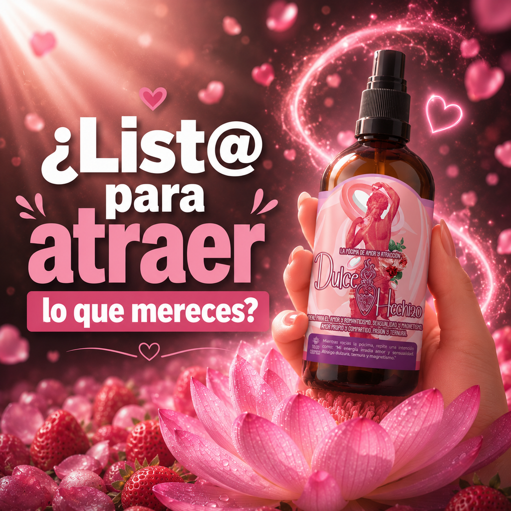 Dulce Hechizo: Pócima de amor y atracción.