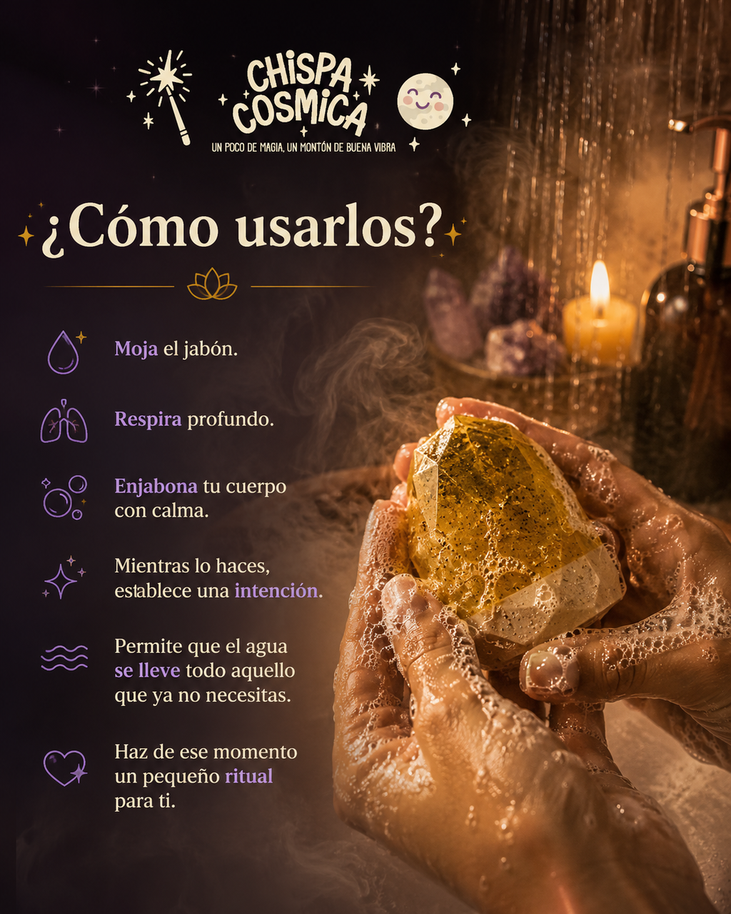 Escudo de Luz: Jabón Holístico.