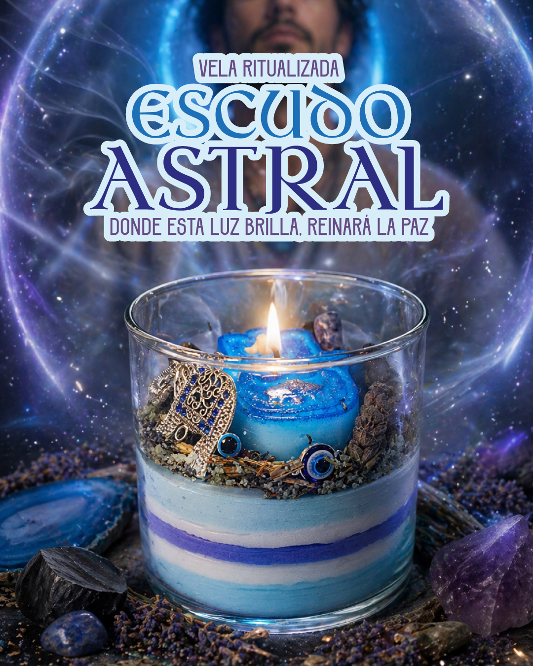 Escudo Astral: Vela Ritualizada